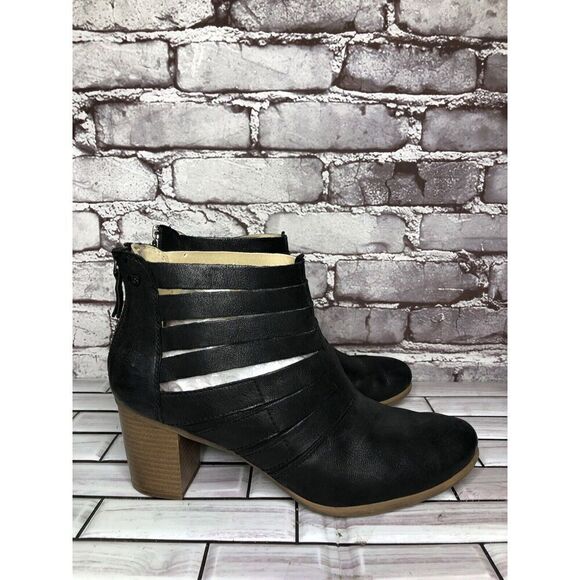 Josef Seibel Black Leather Zip High Heel Ankle Boots Women’s Sz 41EU/10.5M 87901 - Picture 16 of 16